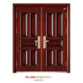 China Puerta de entrada del proveedor de puerta de acero Puerta de puerta de metal del hierro (FD-1209)